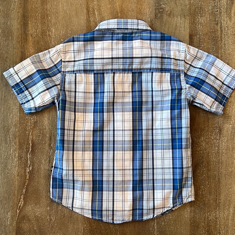 Nautica Poplin Plaid Shirt - Picture 2 of 5